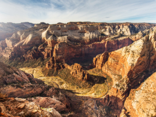 Zion National Park from above Zion National Park from above